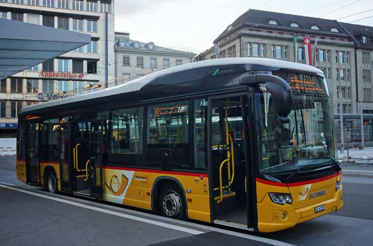 Post Auto Scania Citywide K320 Hybrid 10669